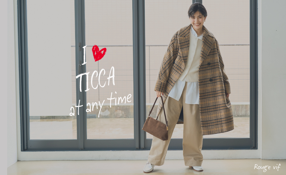 Ｉ❤TICCA at any time │Rouge vif