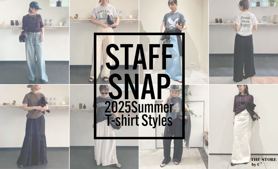 STAFF SNAP 2025SUMMER T-Shirt STYLES