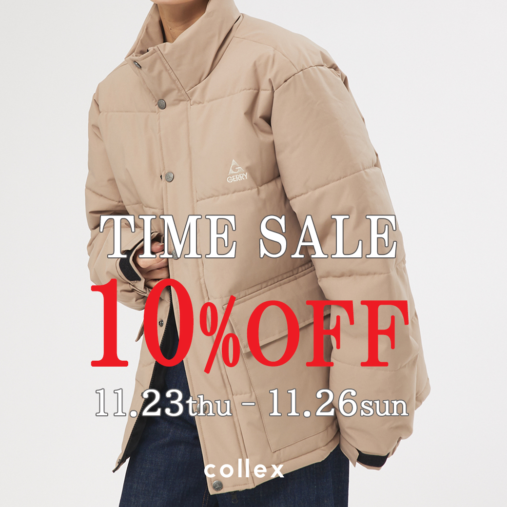 TIME SALE】WEB限定アイテムが10％OFF！ | collex(コレックス)