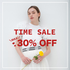 最大30%OFF！今だけのTIME SALEでお得にお買い物♪