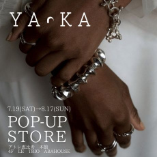 【お知らせ】7/19～8/17＜YArKA POP-UP STORE＠EBISU＞