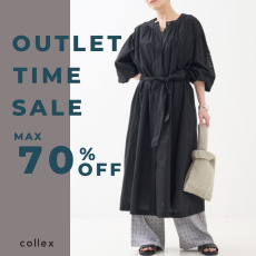 アウトレットタイムセール開催！【さらに！24時間限定MORE15％OFF！】collex