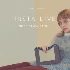 【Insta LIVE 】1/11(水)21:30 START！！SALEのオススメBAGをご紹介！