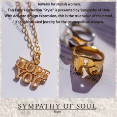 【SYMPATHY OF SOUL／シンパシーオブソウル】トレンドのメッセージアクセサリー。贈り物にも✨
