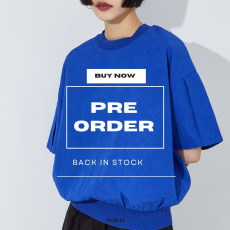 【追加予約開始】人気Tシャツ完売カラー“ブルー”の追加生産が決定！