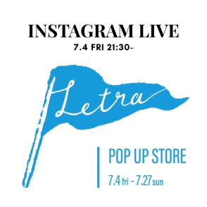 【Insta LIVE】7/4(金) 21:30〜 Letra メルカドバッグ POPUP開催中！川崎アトレ店より配信