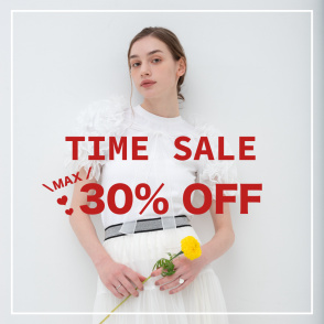 最大30%OFF！今だけのTIME SALEでお得にお買い物♪