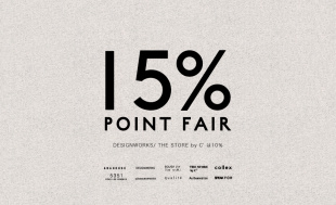 15％ POINT FAIR　レディース