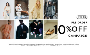 PRE-ORDER 10％ OFF CAMPAIGN　LADIES