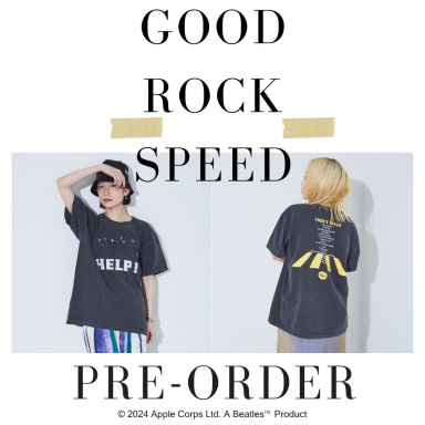 【再入荷＆予約開始】人気ブランドGOOD ROCK SPEEDのTシャツを数量限定販売！