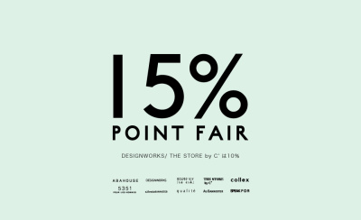 15% POINT FAIR メンズ