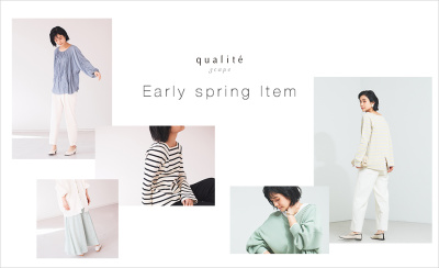 【qualite scape】Early spring item
