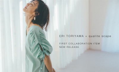 【ERI TORIYAMA × qualite scape】予約会から大反響の鳳山えりさんコラボワンピースが遂に発売!