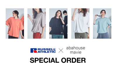 【別注】RUSSELL ATHLETIC×abahouse mavie注目のカットソーが通常販売開始!