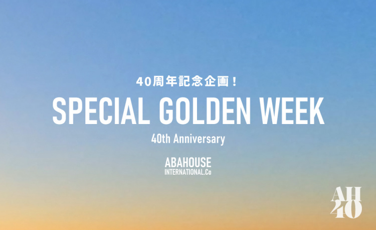40周年記念企画！ SPECIAL GOLDEN WEEK　レディース