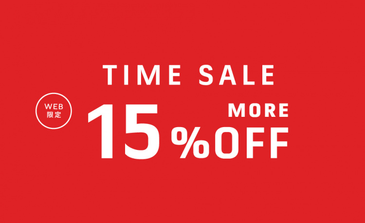 MORE 15%OFF TIME SALE メンズ