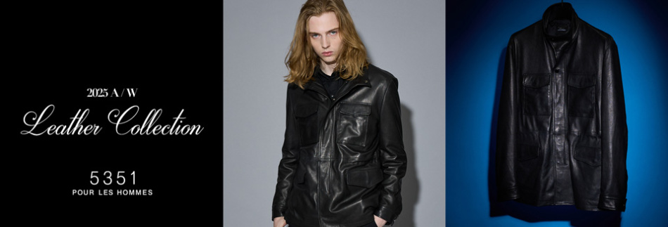 2025A/W LEATHER COLLECTION掲載アイテム一覧