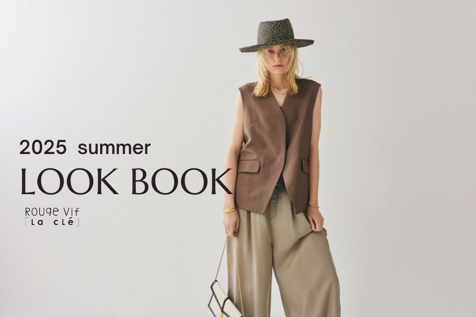 2025 summer LOOKBOOK Rouge vif la cle