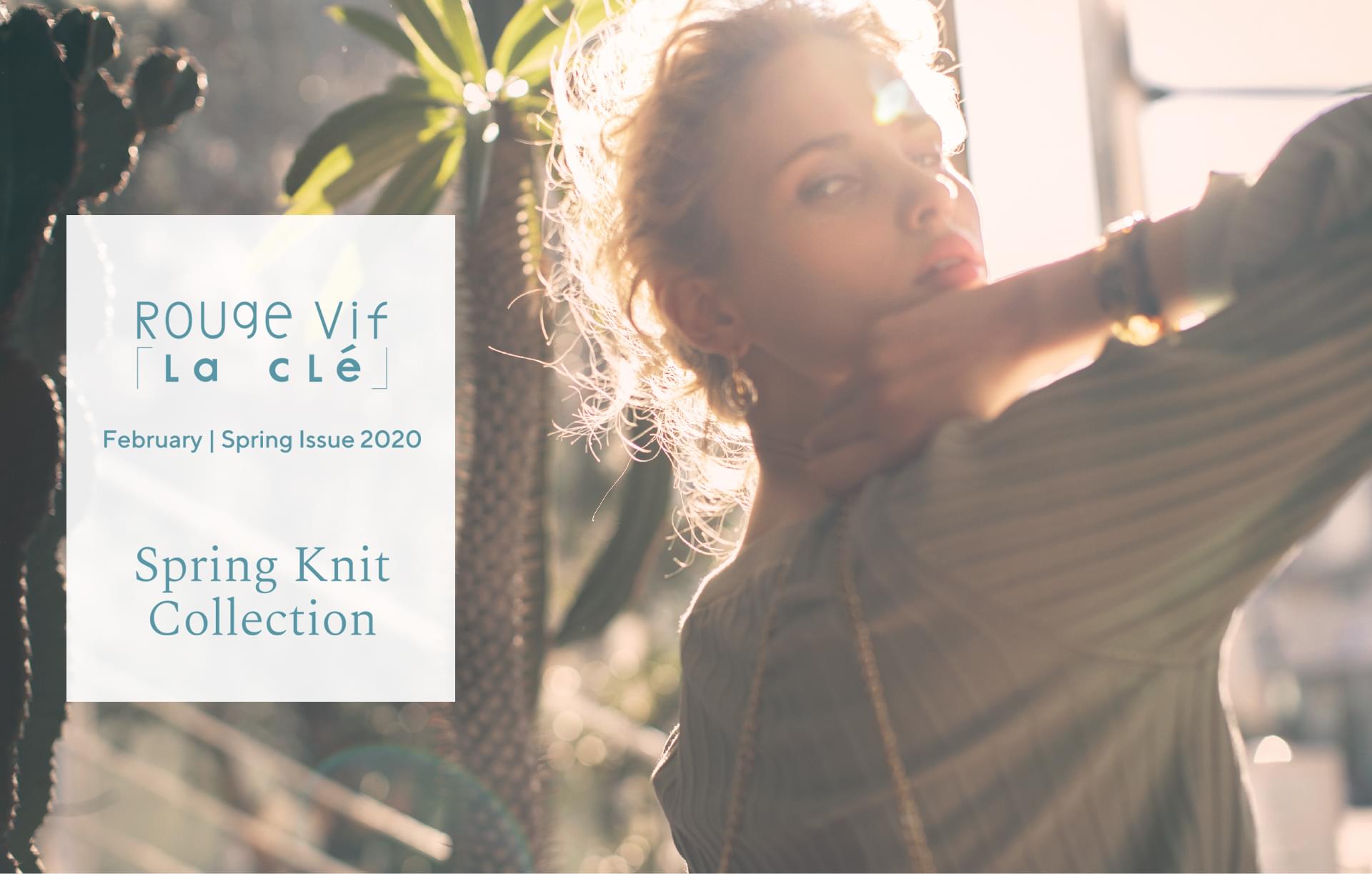 Spring Knit Collection -春ニットの着こなし- Rouve vif la cle