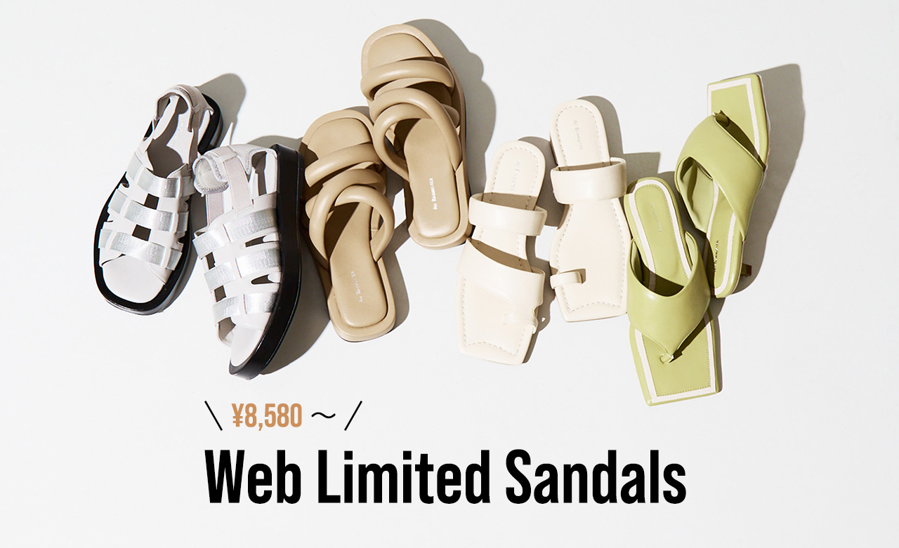Web Limited Sandals −【ALL1万円以下】コスパ抜群のWEB限定シリーズ ...