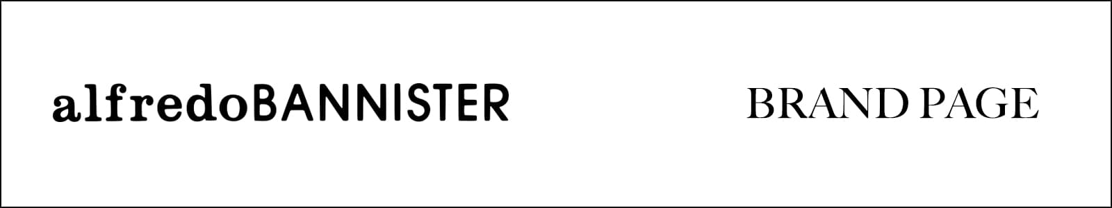 alfredoBANNISTER トップページ