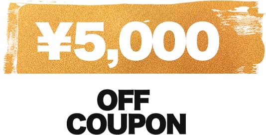 ¥5000 OFF COUPON