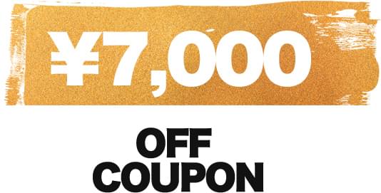 ¥7000 OFF COUPON