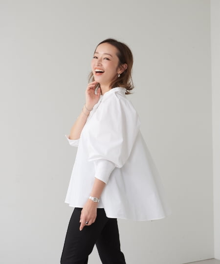 Aki Weng×DESIGNWORKS Collaboration Blouse