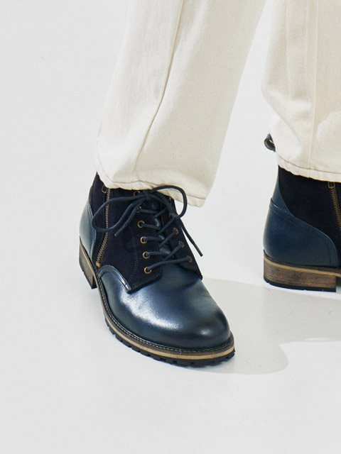 【追跡あり!】ALDO キルティング レースアップ コンバットブーツ ルカ グロッシ Luca Grossi レースアップタンクソール