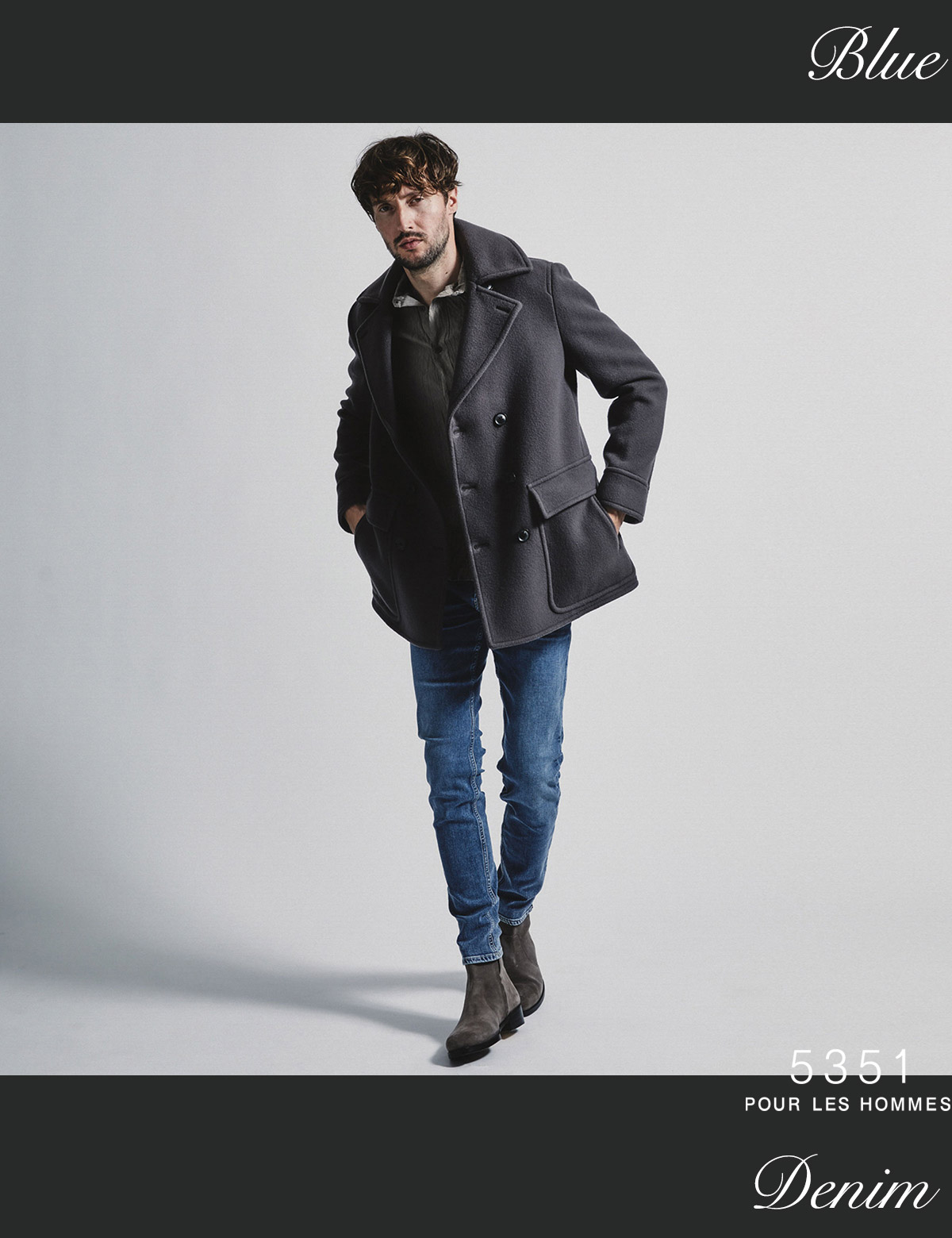 パンツ 5351 pour les hommes waxed black denim s 5351 pour les hommes flared waxed denim beautiful | Depop