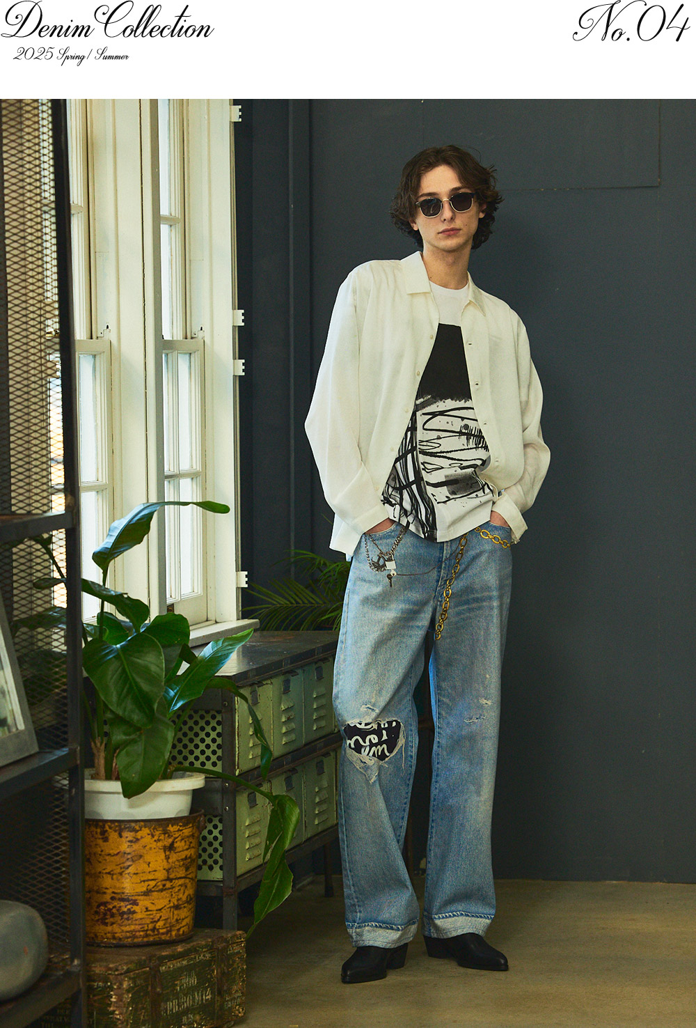 美品/数回着用】OVERCOAT デニム トラウザーズ パンツ