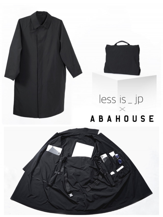 ABAHOUSE ✖️ less is コラボ バッグレスコート テック ギミック