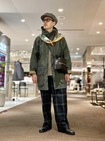 【エディフィス別注】BARBOUR  HIKING COAT