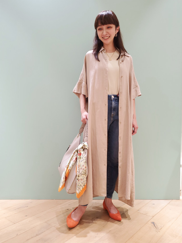 リネンワンピース染ワンピースのご紹介 Piche Abahouse エスパル仙台店