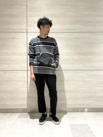 バック サイド フェアアイル プルオーバー ニット｜OUTLET (MEN'S