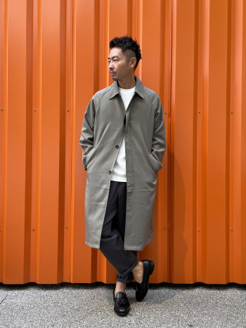 MYSELF ABAHOUSE】POLY WOOLLY TWILL ポリウーリーツイル オーバー