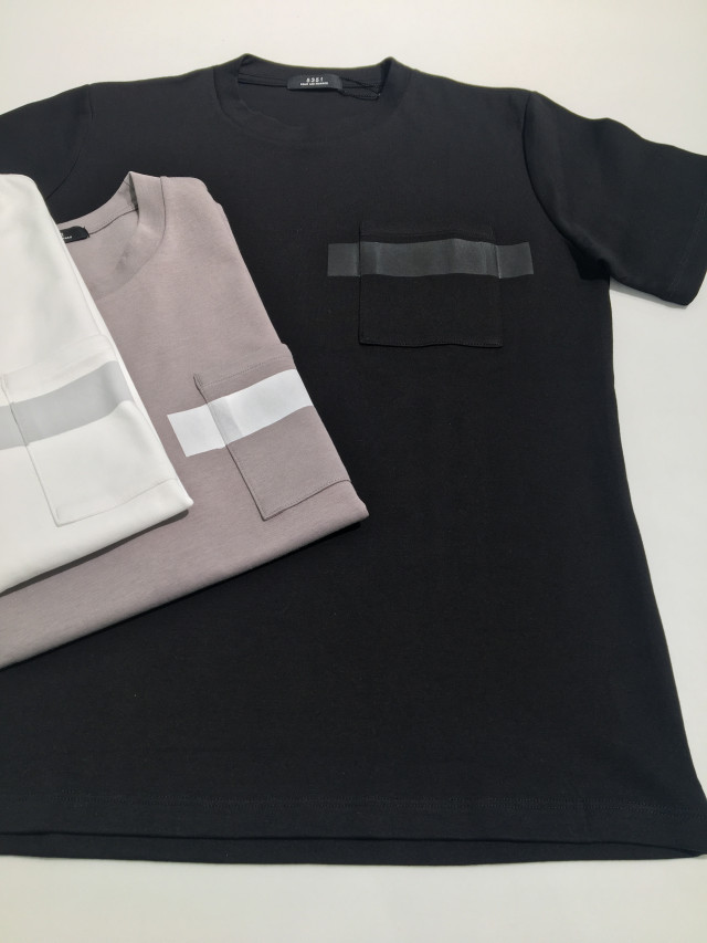 ラインプリント半袖ポケットTシャツ｜レコメンドアイテム-ABAHOUSE