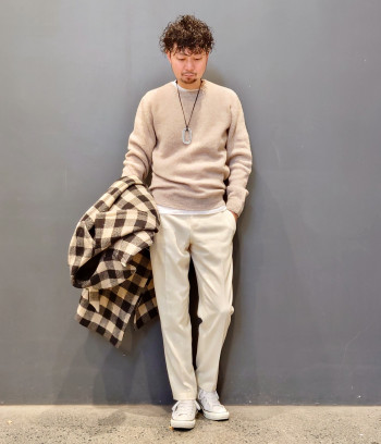 別注】SCAGLIONE / スカリオーネ ブークレー ニット｜OUTLET (MEN'S